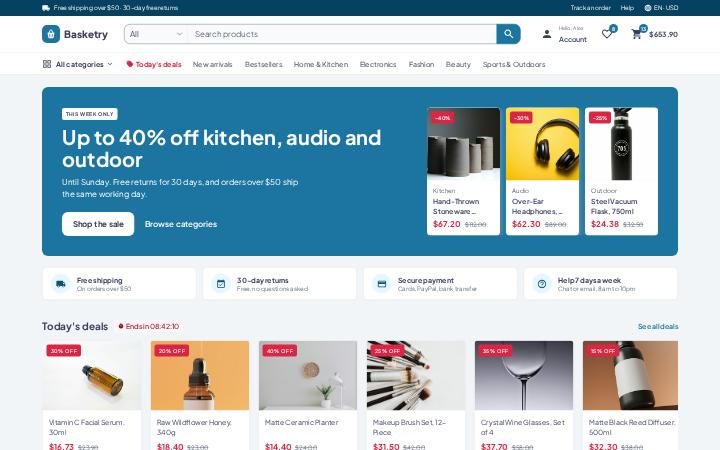 Basketry homepage